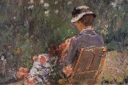 Mary in the garden, Mary Cassatt